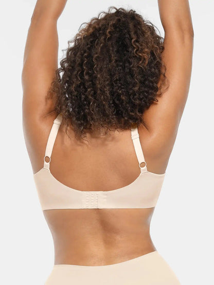 Adjustable-Strap Underwire Deep V-neck Bra Bundle