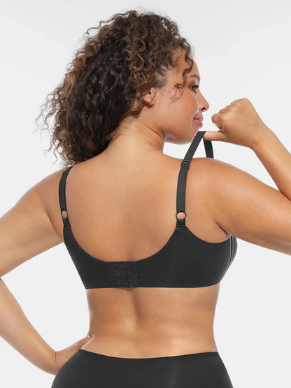Adjustable-Strap Underwire Deep V-neck Bra Bundle
