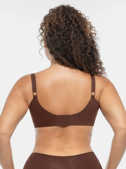 Adjustable-Strap Underwire Deep V-neck Bra Bundle