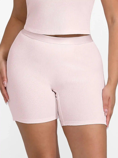 Ribbed Soft Cotton Boxer Short