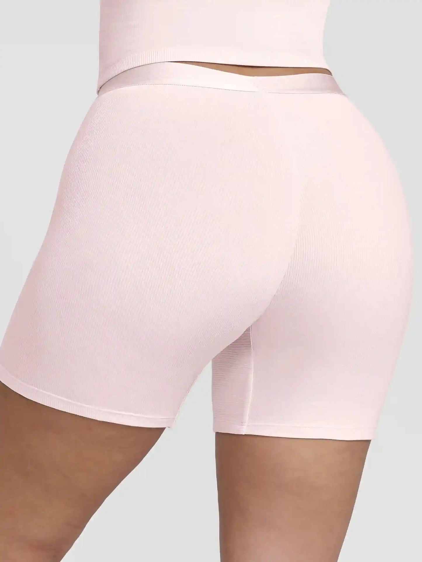 Ribbed Soft Cotton Boxer Short