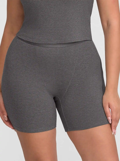 Ribbed Soft Cotton Boxer Short