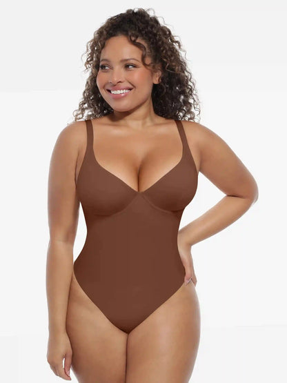 Deep V-Neck Sculpt Bodysuit