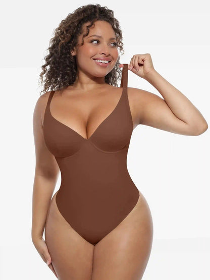 Deep V-Neck Sculpt Bodysuit