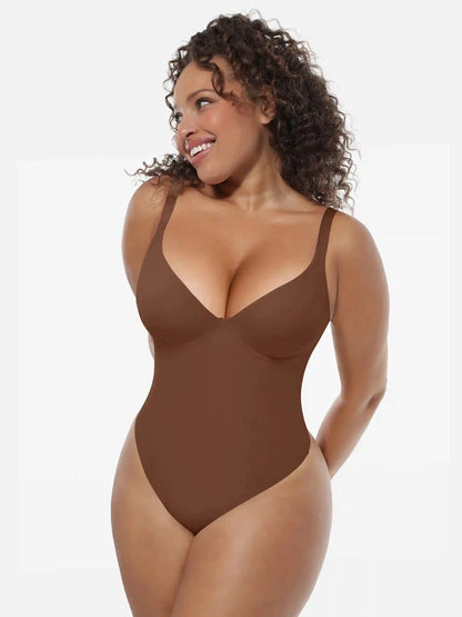 Deep V-Neck Sculpt Bodysuit