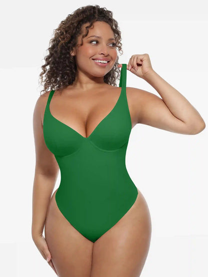 Deep V-Neck Sculpt Bodysuit