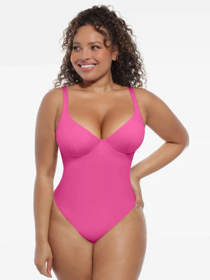 Deep V-Neck Sculpt Bodysuit