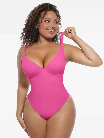 Deep V-Neck Sculpt Bodysuit