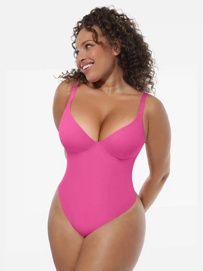 Deep V-Neck Sculpt Bodysuit