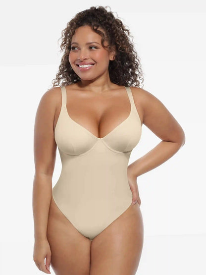 Deep V-Neck Sculpt Bodysuit