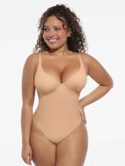 Deep V-Neck Sculpt Bodysuit