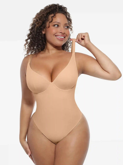 Deep V-Neck Sculpt Bodysuit
