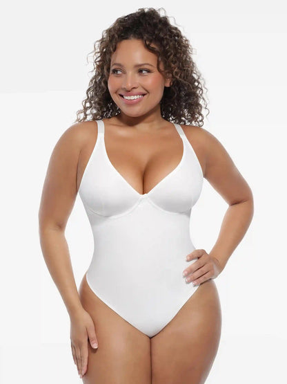 Deep V-Neck Sculpt Bodysuit