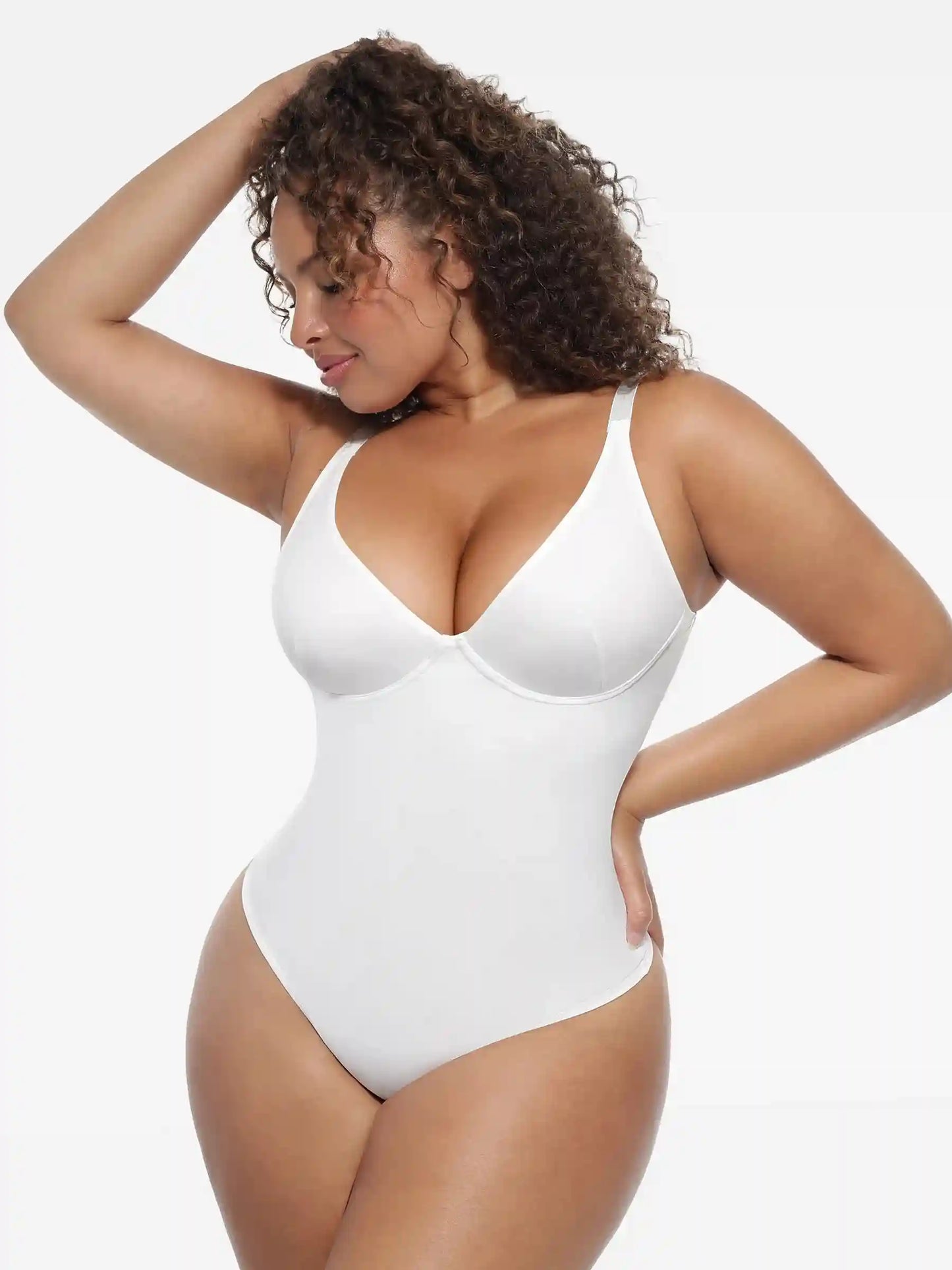 Deep V-Neck Sculpt Bodysuit