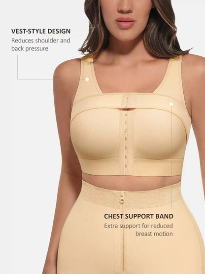 Wireless Front Closure Full Coverage Bra