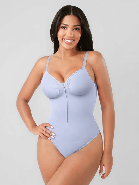Seamless Tummy Control Zipper Bodysuit