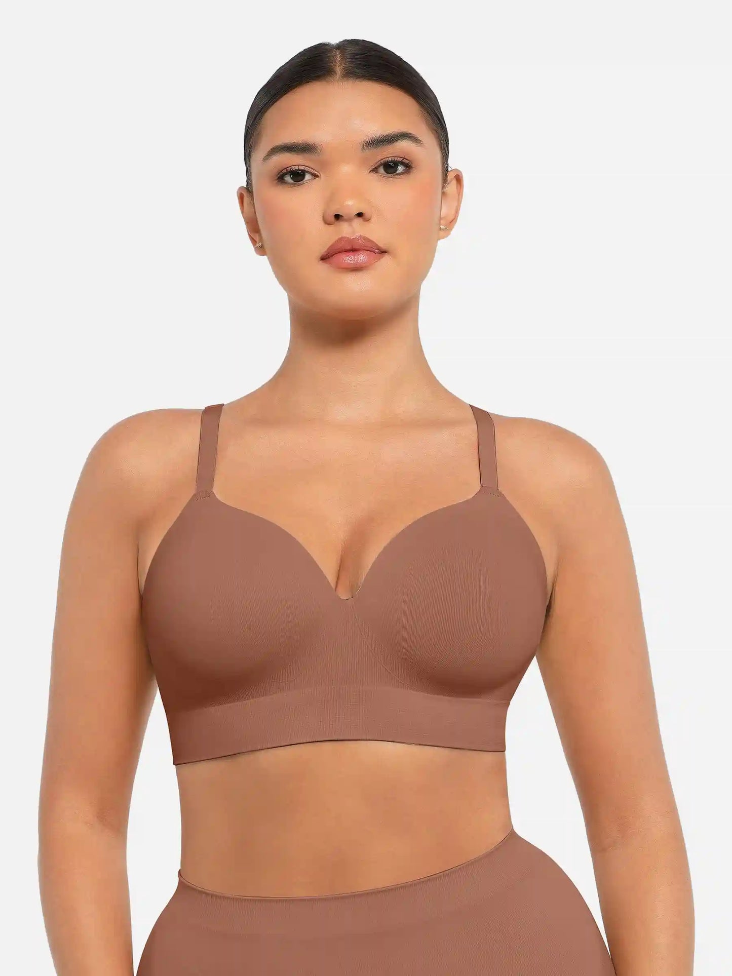 Wireless Push-Up Seamless Full Coverage Bra Bundle