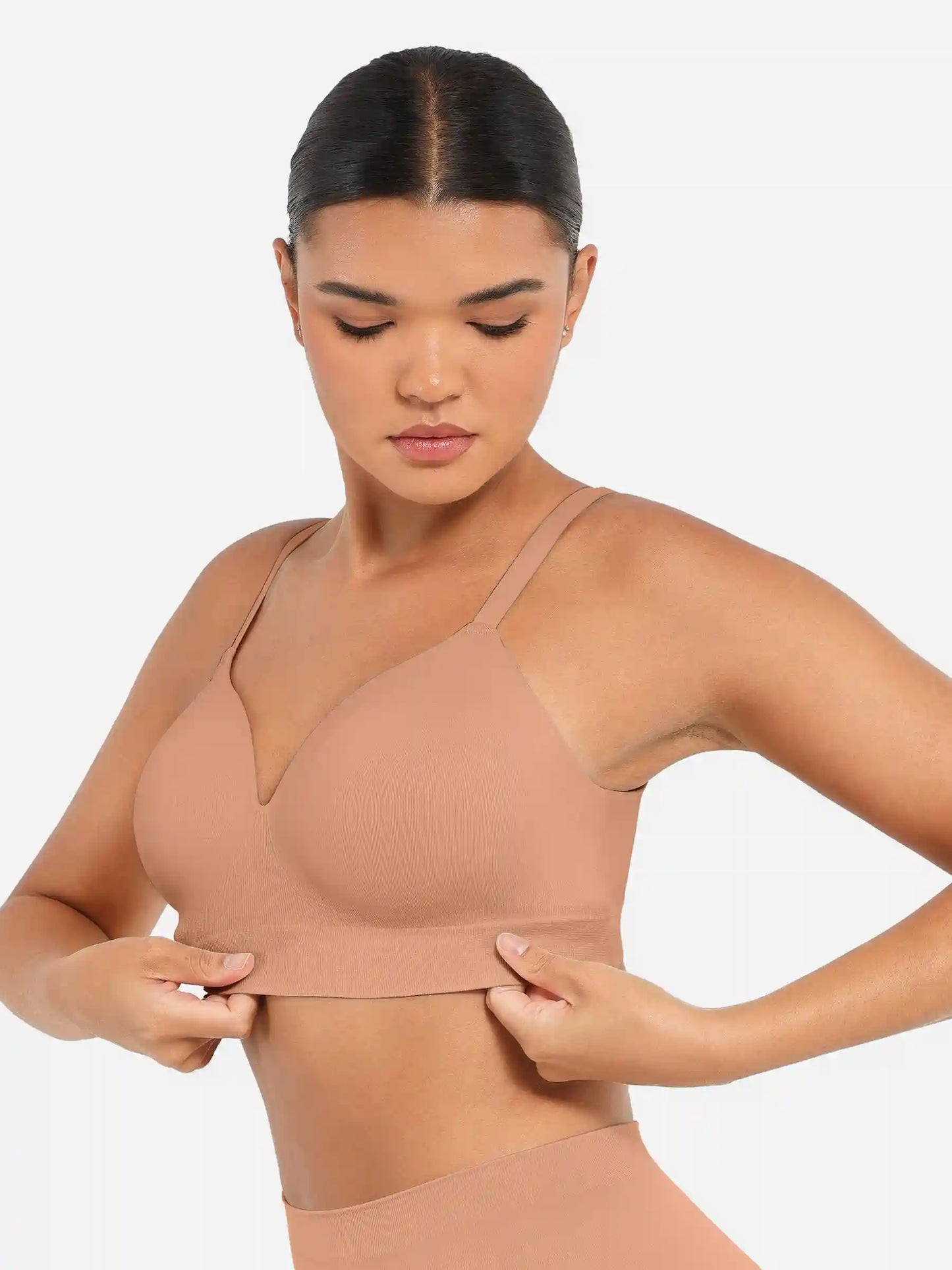 Wireless Push-Up Seamless Full Coverage Bra Bundle
