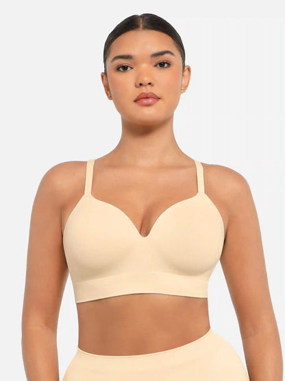 Wireless Push-Up Seamless Full Coverage Bra Bundle