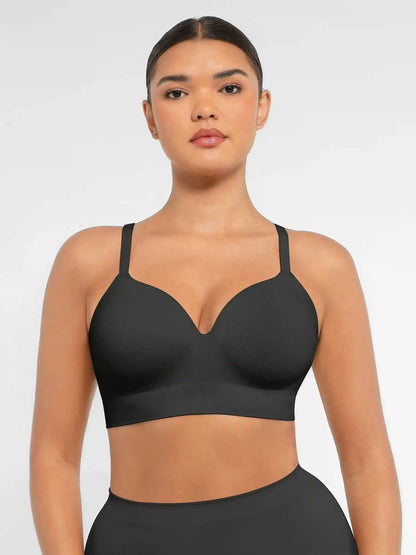 Wireless Push-Up Seamless Comfort Full Coverage Bra