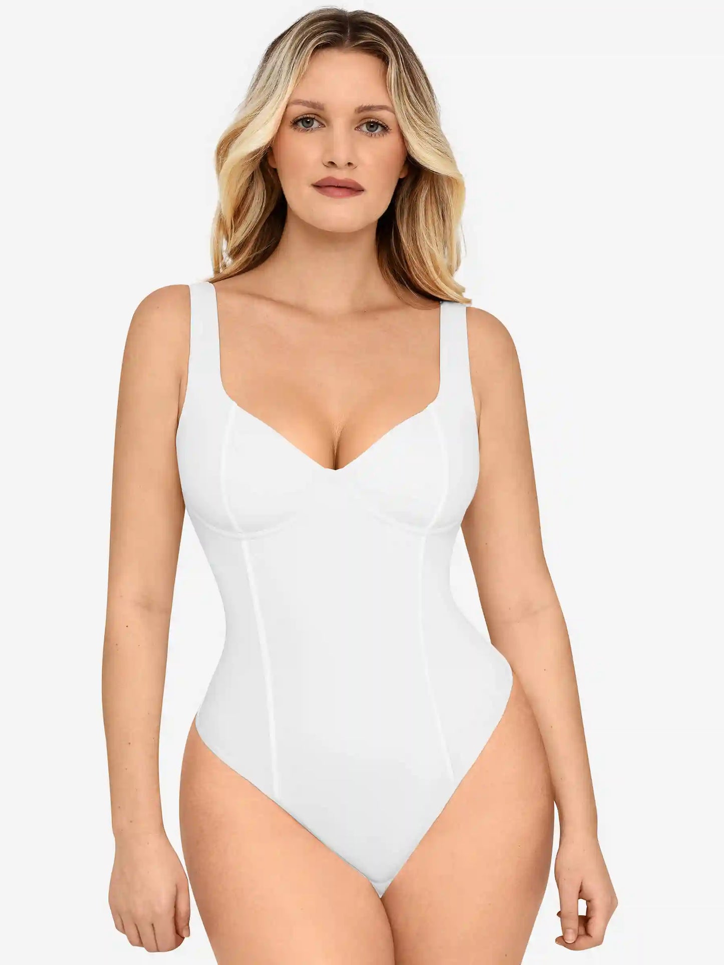 V-Neck Everyday Seamless Bodysuit
