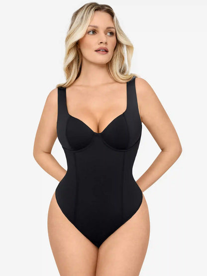 V-Neck Everyday Seamless Bodysuit