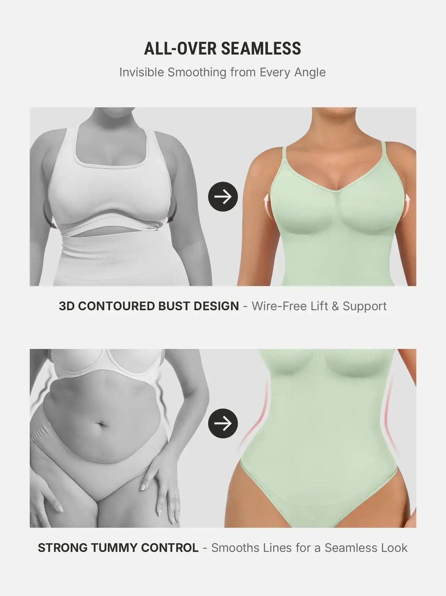 Tummy Control Seamless Bodysuit