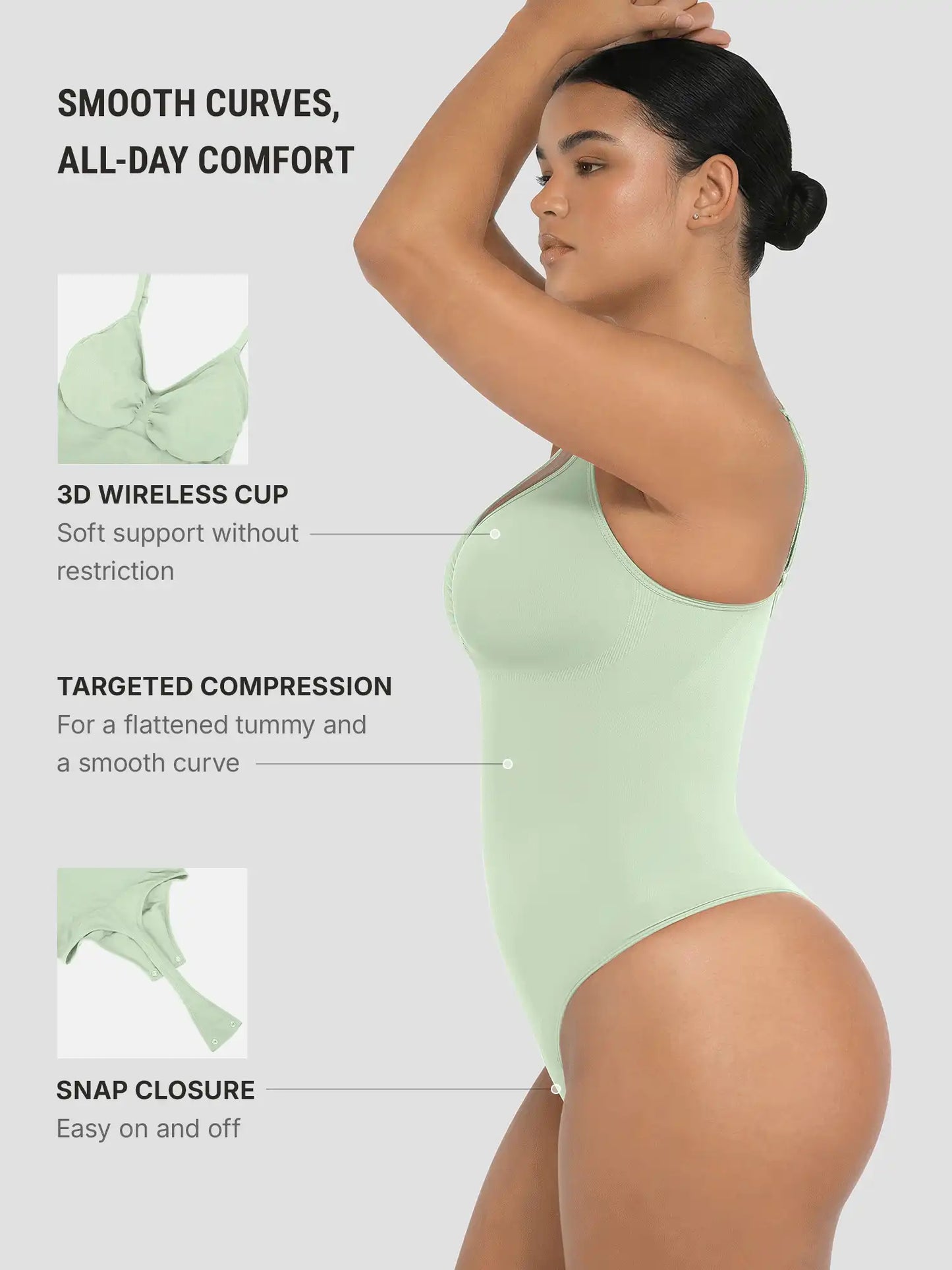 Tummy Control Seamless Bodysuit