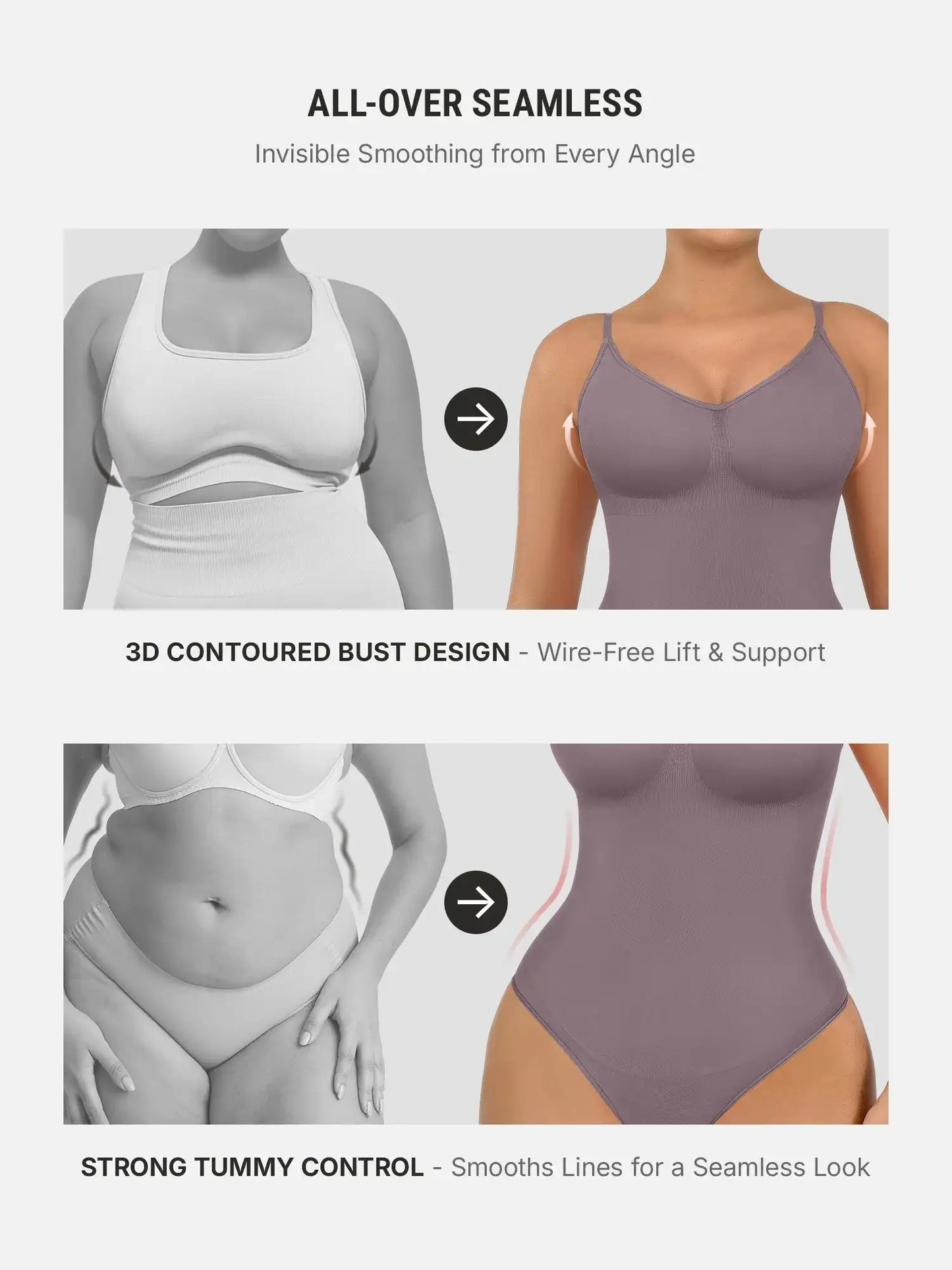 Tummy Control Seamless Bodysuit