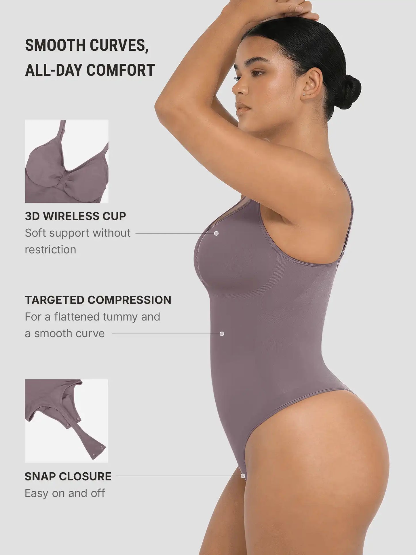 Tummy Control Seamless Bodysuit