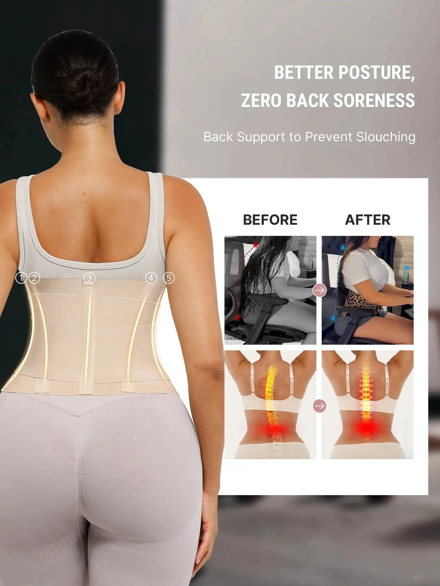 Tummy Control Adjustable Waist Trainer