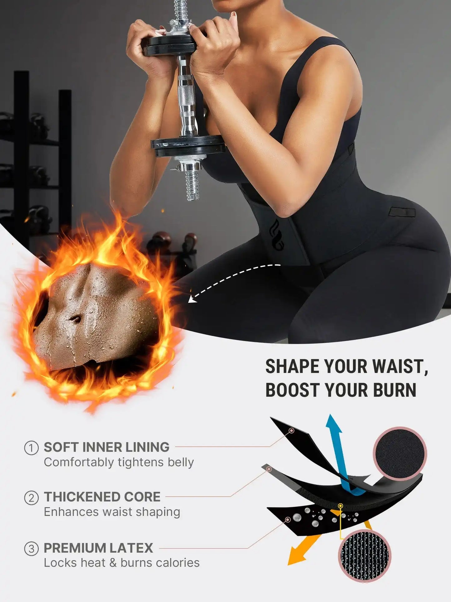 Tummy Control Adjustable Waist Trainer