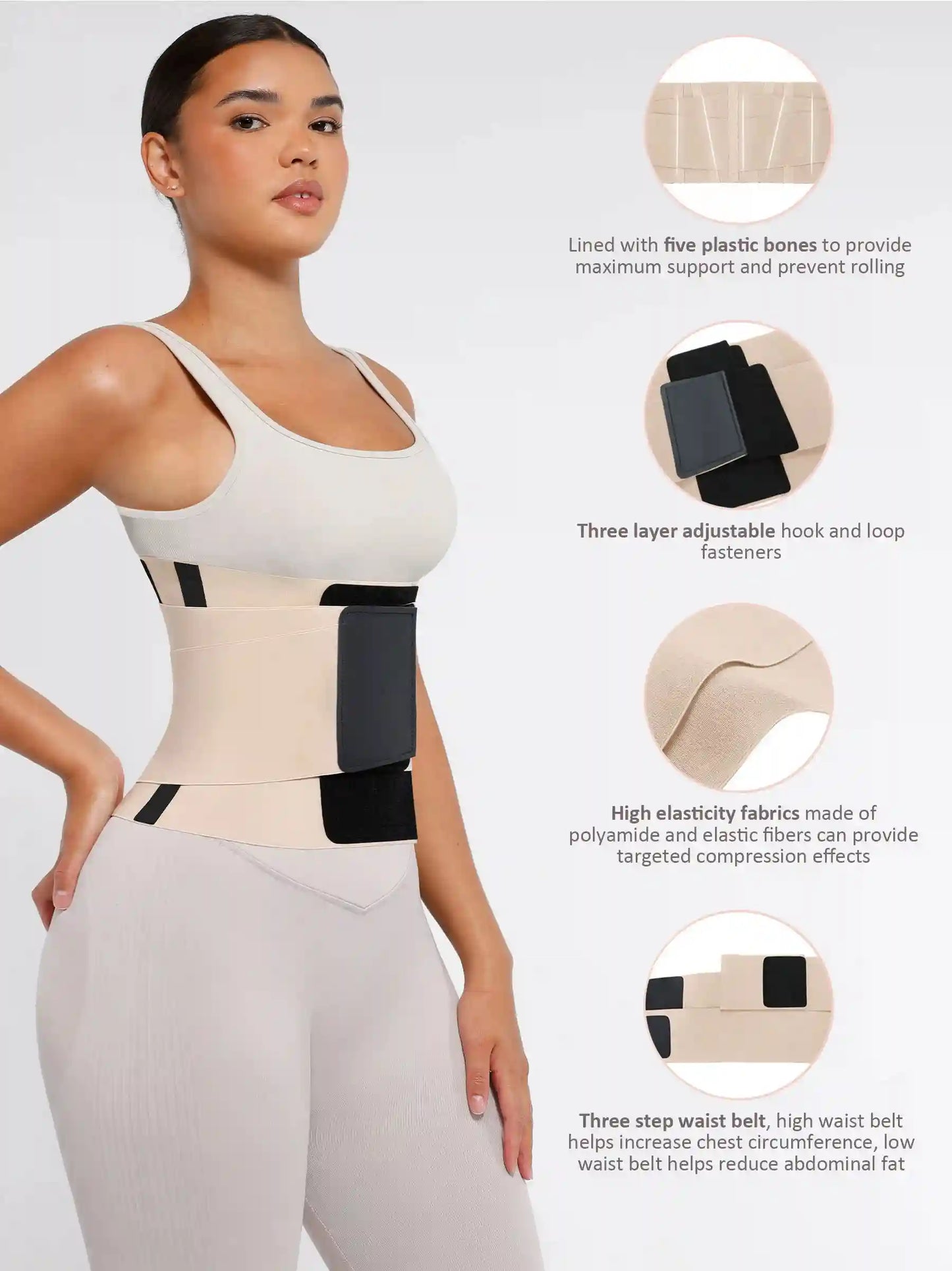 Tummy Control Adjustable Waist Trainer Bundle