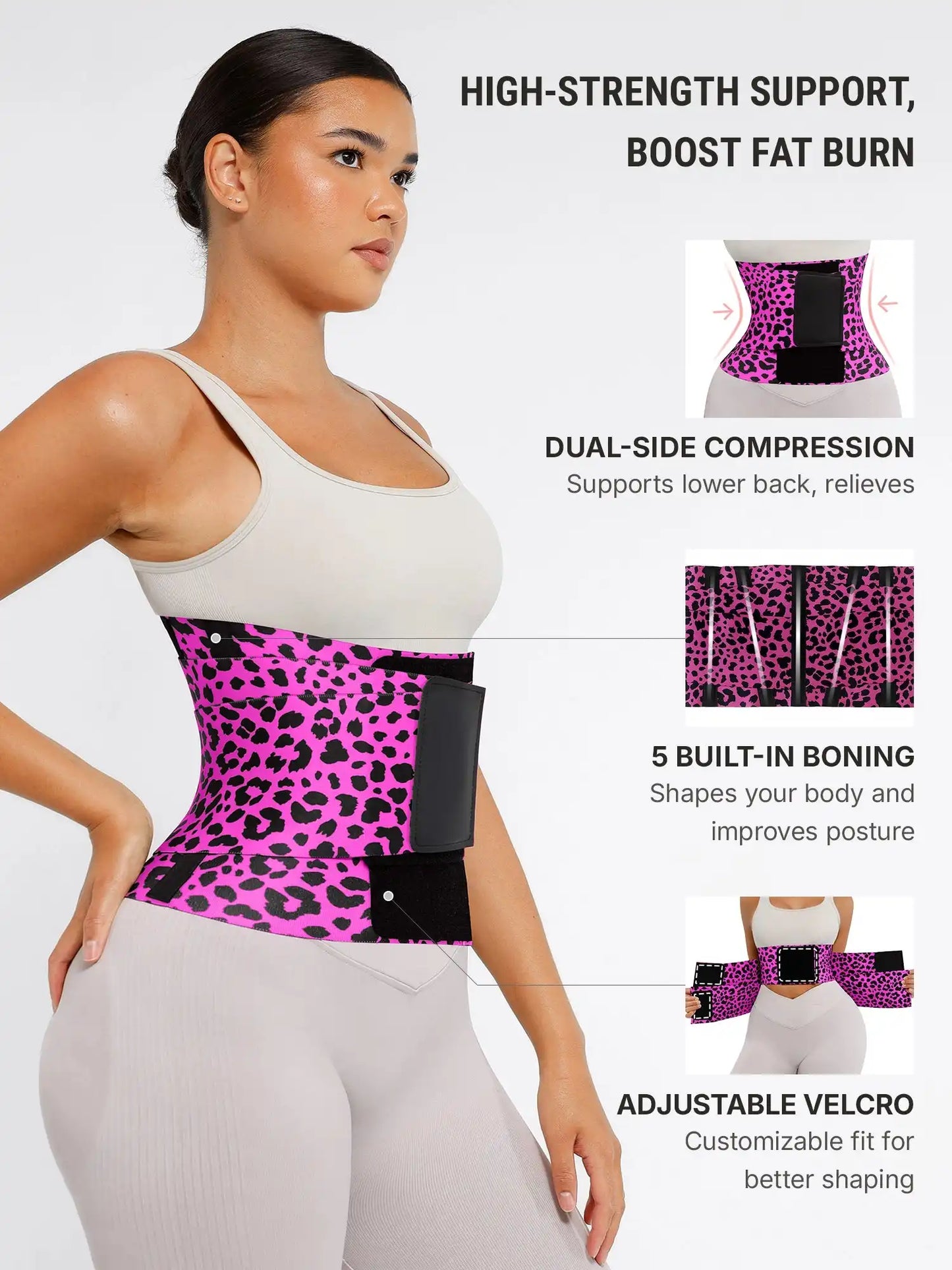 Tummy Control Adjustable Waist Trainer Bundle