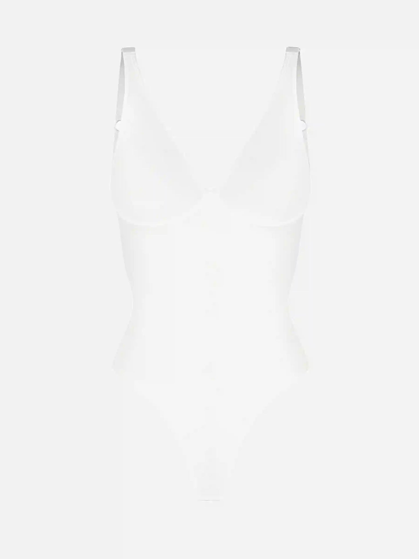 V-Neck Tummy Control Sculpt Bodysuit
