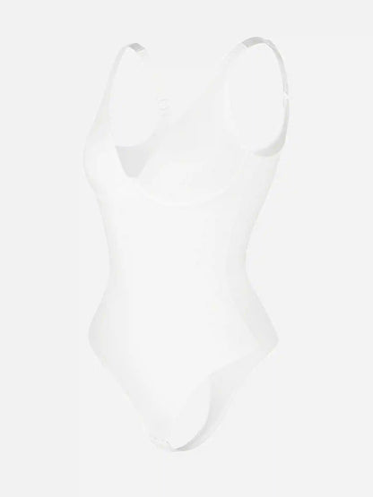 V-Neck Tummy Control Sculpt Bodysuit
