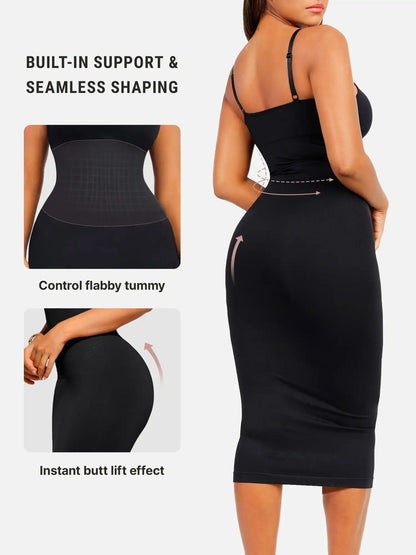 Smooth Dress & No-Show Shorts Set