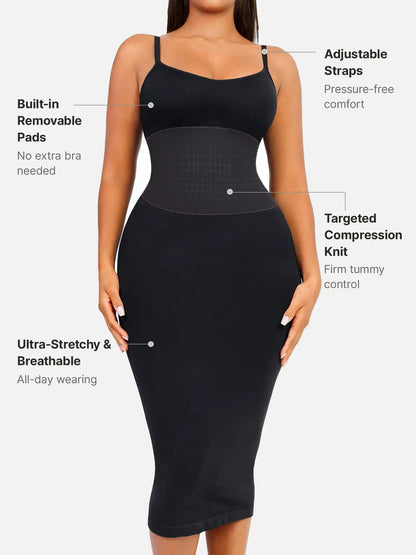 Smooth Dress & No-Show Shorts Set
