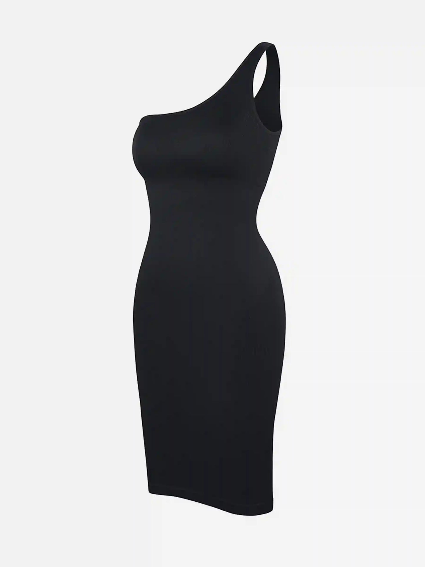 One-Shoulder Tummy Control Shaper Dress