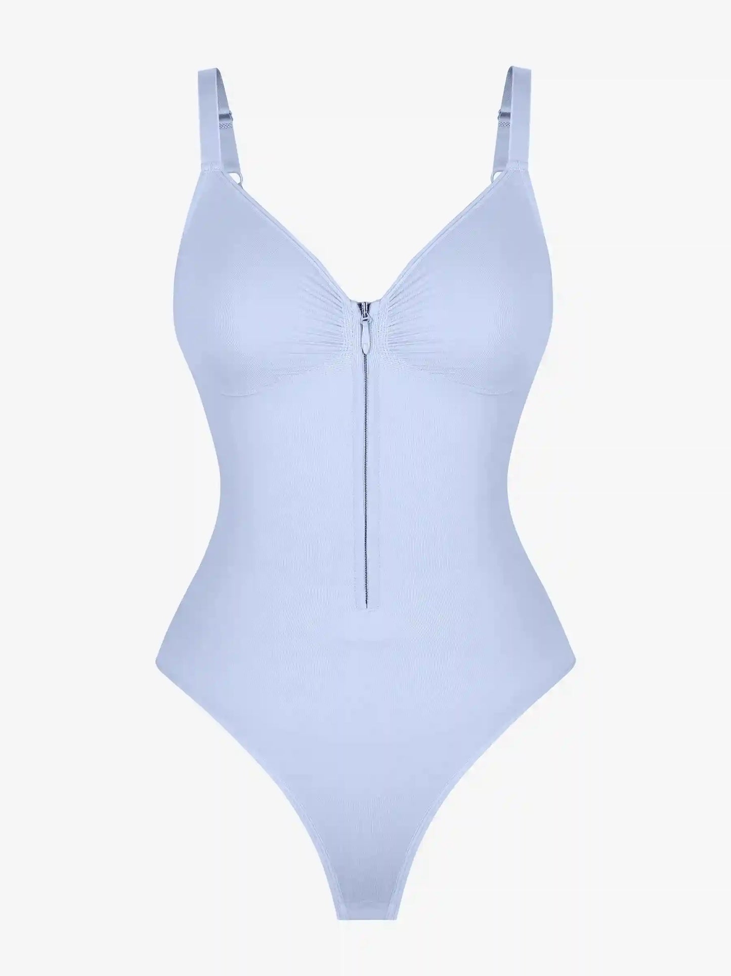 Seamless Tummy Control Zipper Bodysuit