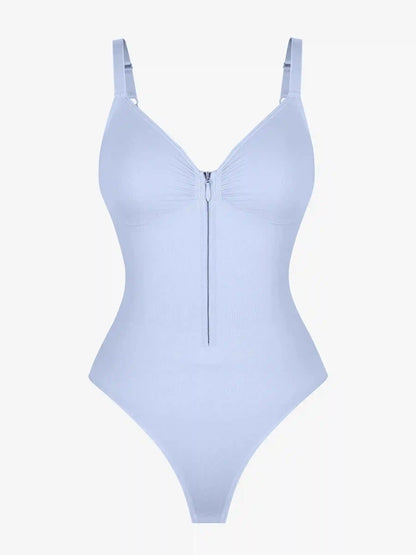 Seamless Tummy Control Zipper Bodysuit