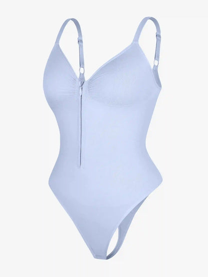 Seamless Tummy Control Zipper Bodysuit