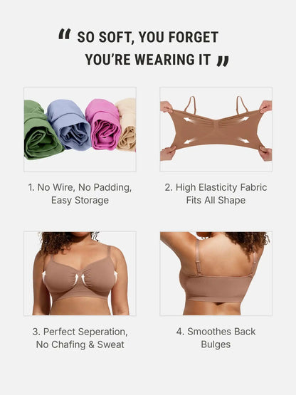 Seamless Built-in Cups Everyday Bra