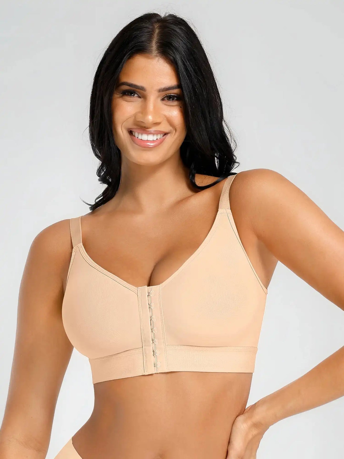 Front-Closure Support Soft Bra