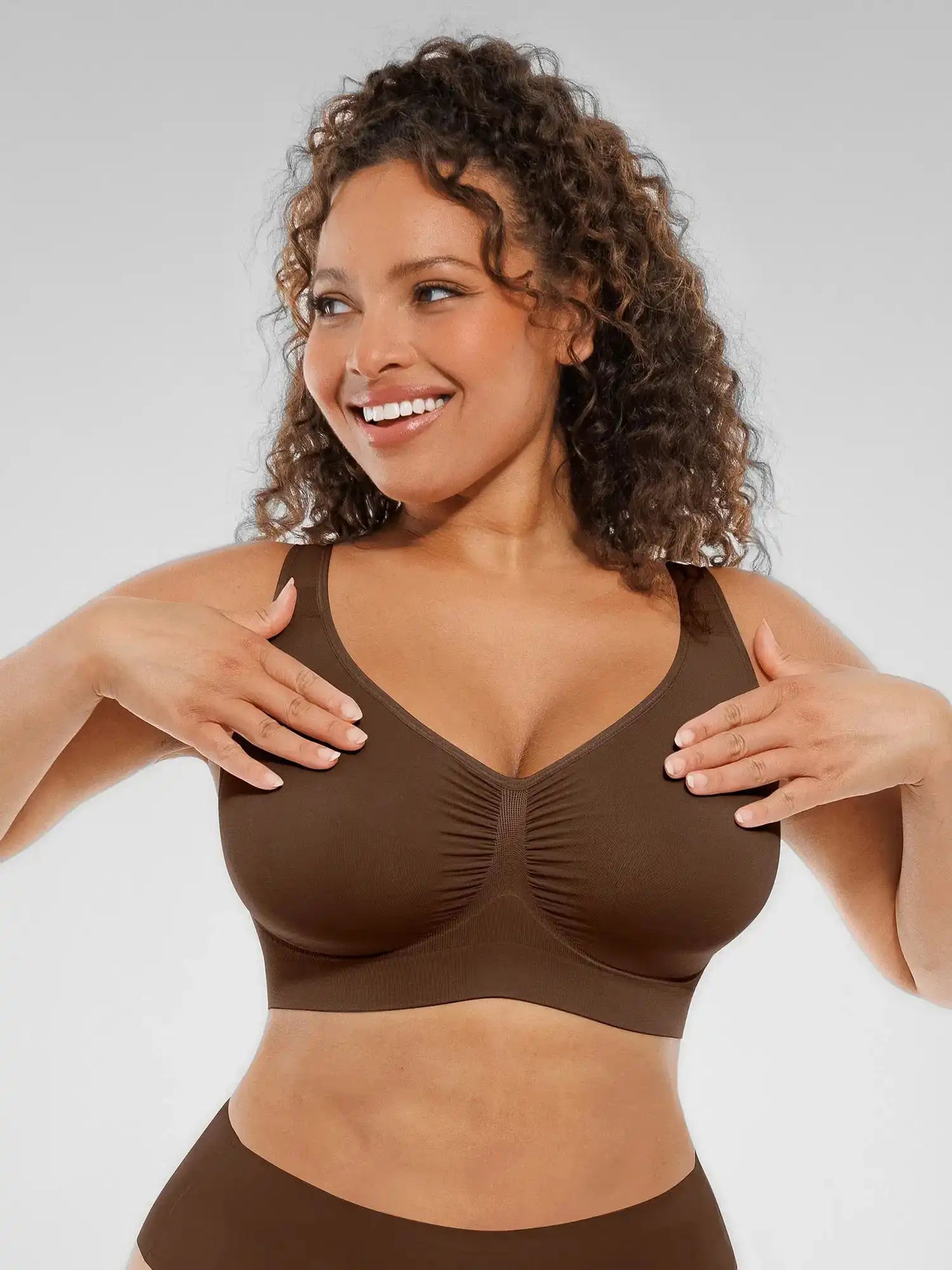 Seamless No Underwire Full Coverage Bra