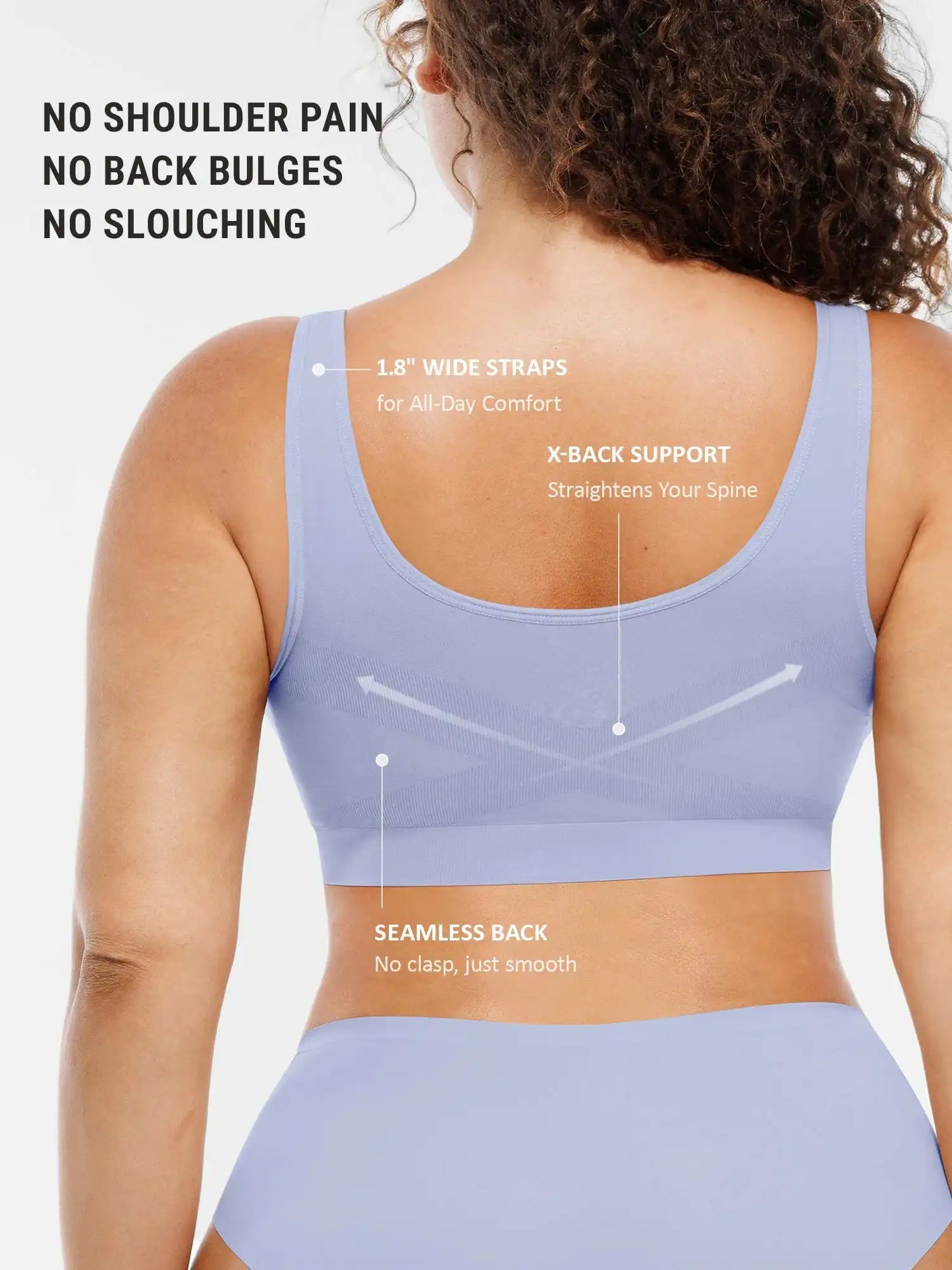 Seamless No Underwire Full Coverage Bra