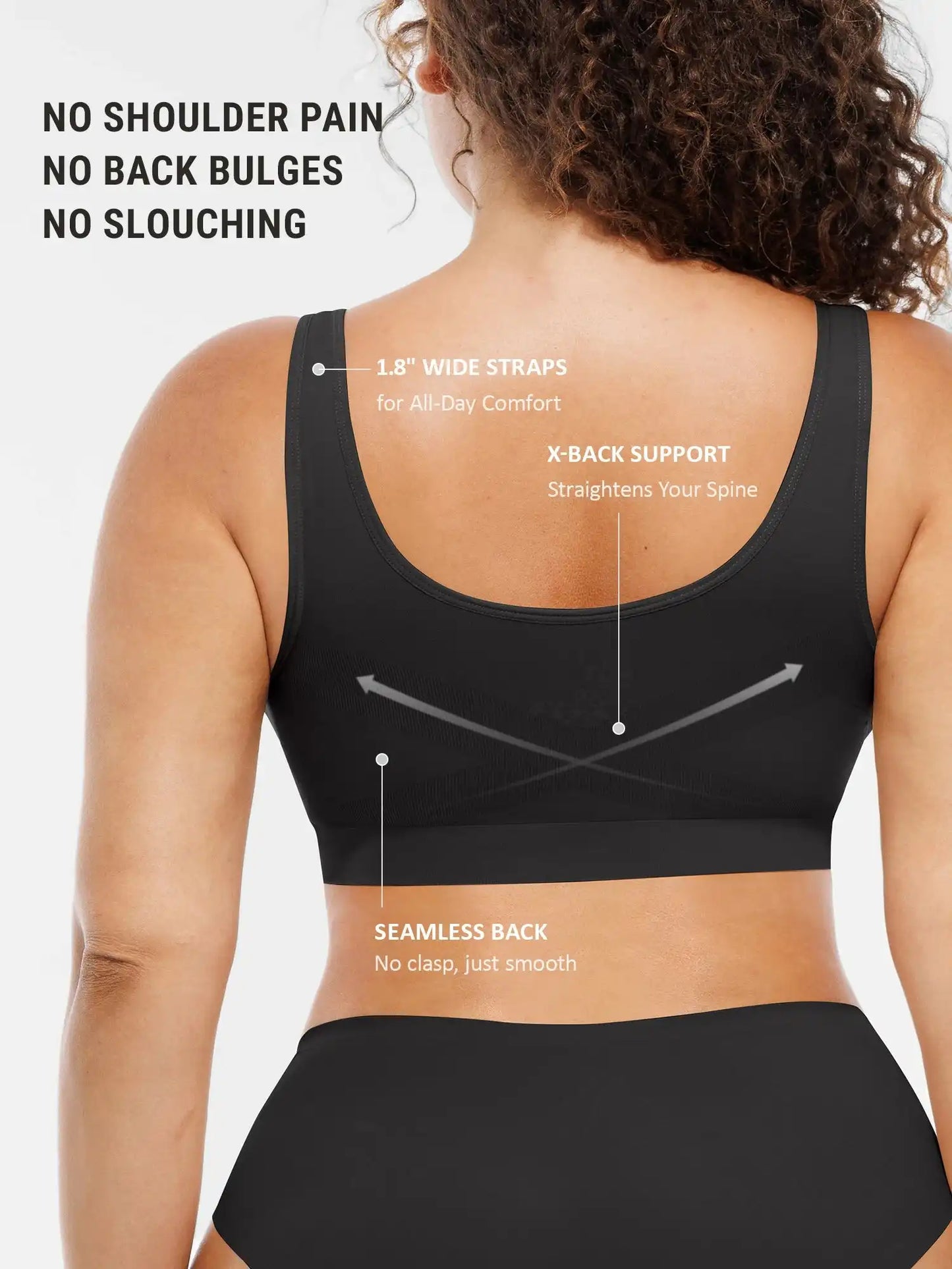 Seamless No Underwire Full Coverage Bra