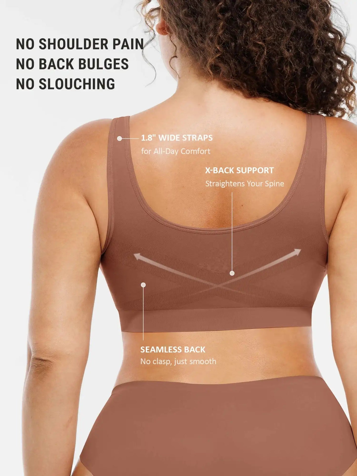 Seamless No Underwire Full Coverage Bra