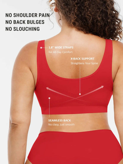 Seamless No Underwire Full Coverage Bra