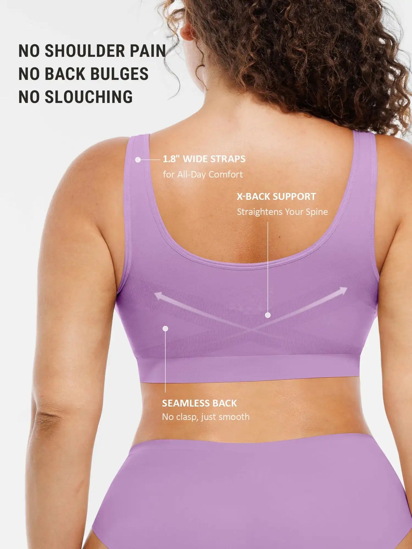 Seamless No Underwire Full Coverage Bra